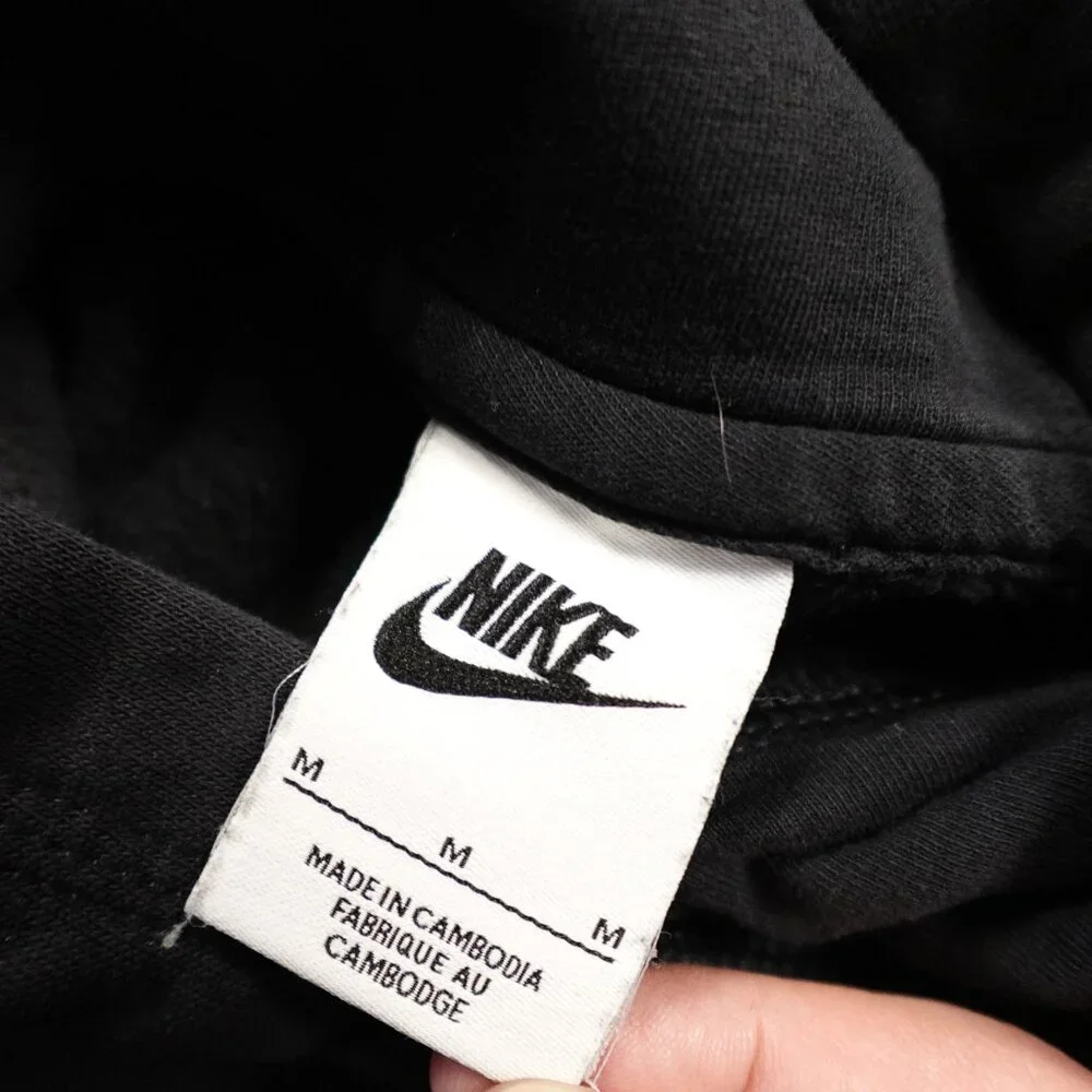 Nike Sportswear Club Fleece Hoodie Kids Medium Black‎ Pullover Casual FAIR